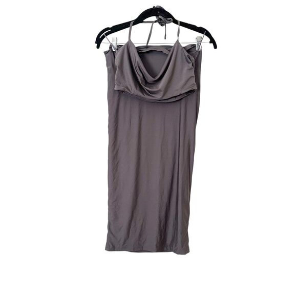 SUPERDOWN Leilani Midi Skirt Set‎ Grey Small - Picture 3 of 6